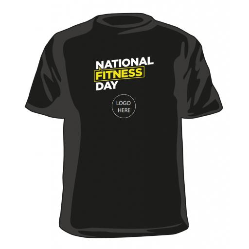 National Fitness Day T-Shirt with Logo